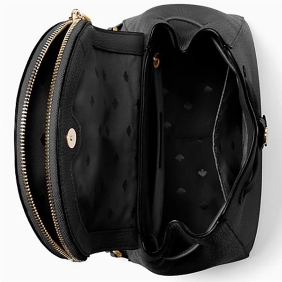 Kate Spade Leila Medium Backpack Black - Picture 12 of 13
